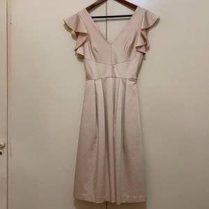 Cremieux Beige Flutter Dress 6